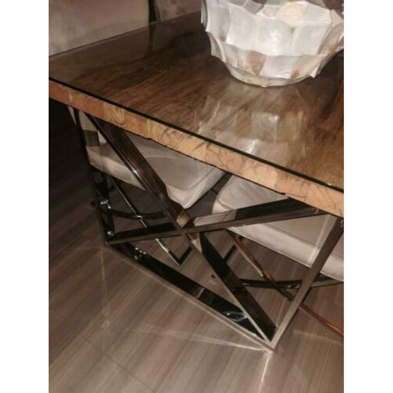 Richmond Kensington tafel + 6x stoelen Scarlett NIEUWSTAAT