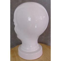 Porceleinen kop, hoofd, retro, 30cm hoog. Deco