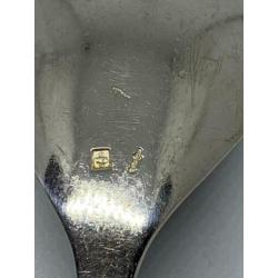 Dessertlepeltjes zilver 833/1000 puntfilet
