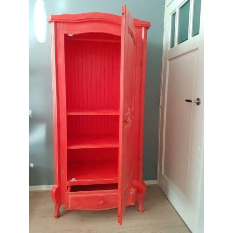 Kledingkast koraalrood van Planet Little 50×80×175