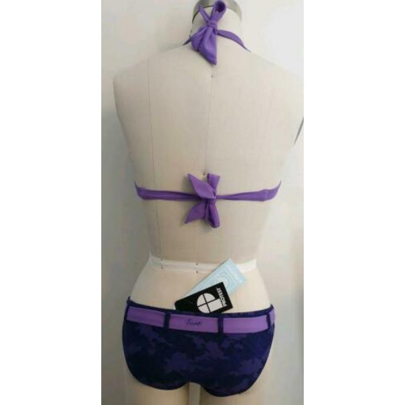 NIEUWE PROTEST halter bikini maat 38 Cup C paars maat M /38C
