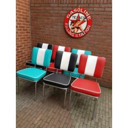 Fifties sixties amerikaanse diner stoelen bel air tafel