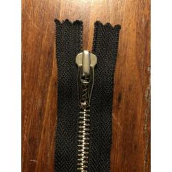 YKK ijzeren rits (zwart) 5 stuks