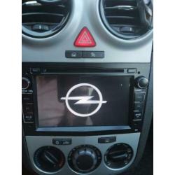 Nieuw in doos dubbel din nav dvd opel Corsa d astra h tigra