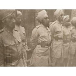 Foto Indische Wachten in Hong Kong Kolonialmacht England GB