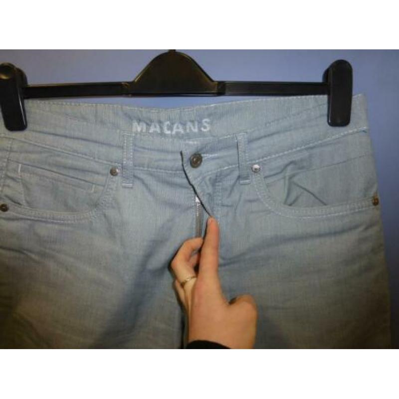 MAC broek model Arne Pipe lichtblauw subtiel blokje 32 30508