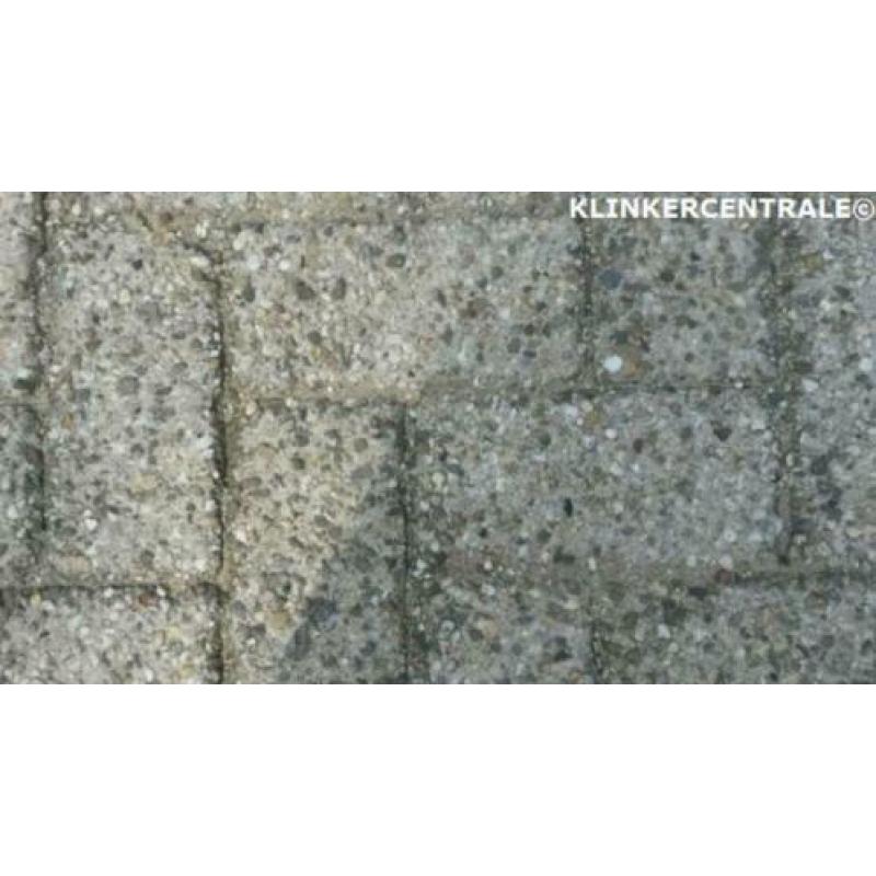 ROOIKORTING 1.850m2 grijs betonklinkers straatstenen bkk bs