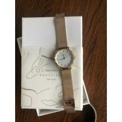 Rosefield horloge Rose gold met twee verschillende bandjes