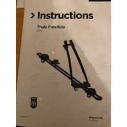 Thule 532 fietsdrager (dak)
