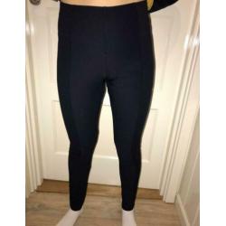 Donkerblauwe geribde jegging van H&M maat M