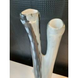 Grote vaas dubbele opening 53cm !