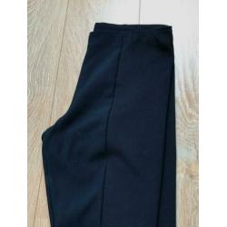 Donkerblauwe geribde jegging van H&M maat M