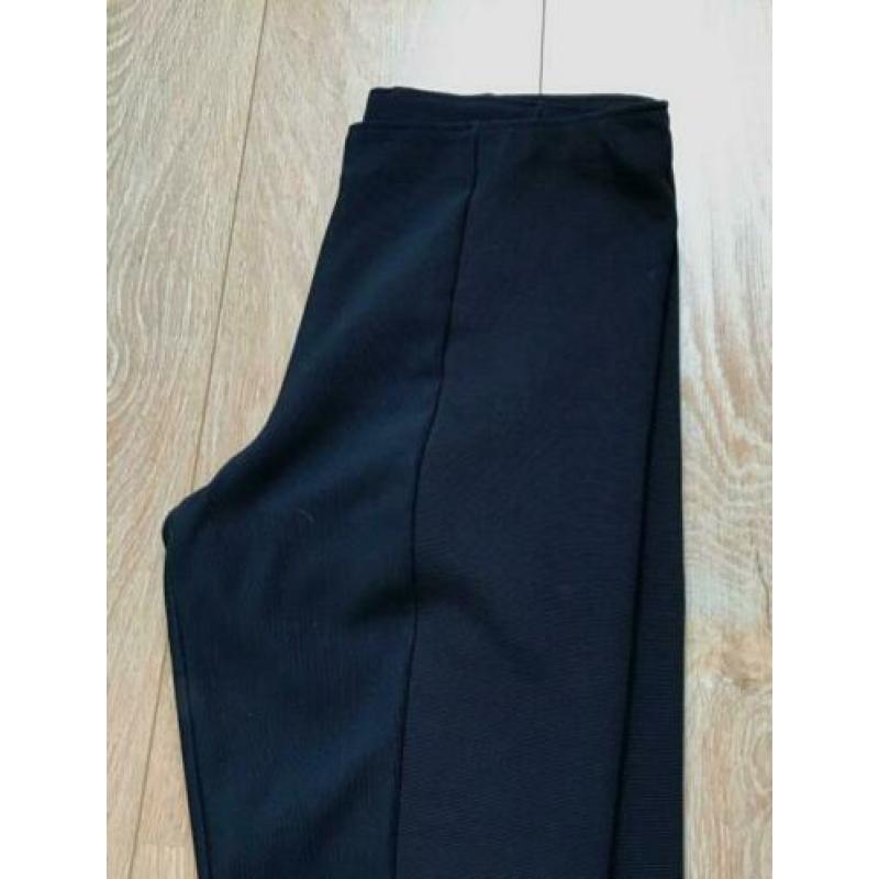 Donkerblauwe geribde jegging van H&M maat M