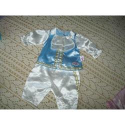 baby born verjaardagspakje met taart/prinsenpak