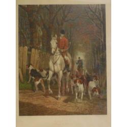 Originele gravure E.A.S. Douglas 1877