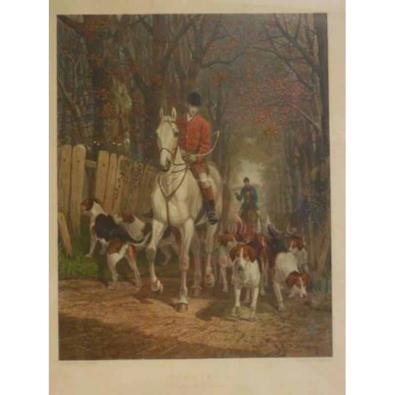 Originele gravure E.A.S. Douglas 1877
