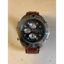 SEIKO Chronograph met nieuwe horloge band ( vintage )