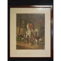 Originele gravure E.A.S. Douglas 1877
