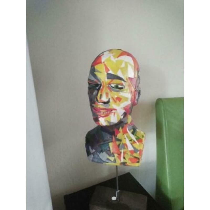 mooi hoofd van verhard vilt