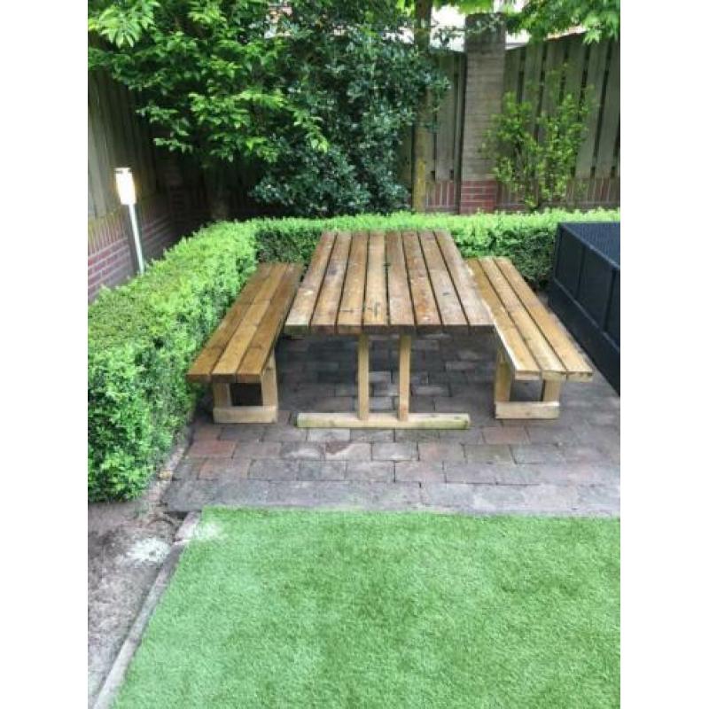 Picknicktafel set met kussens