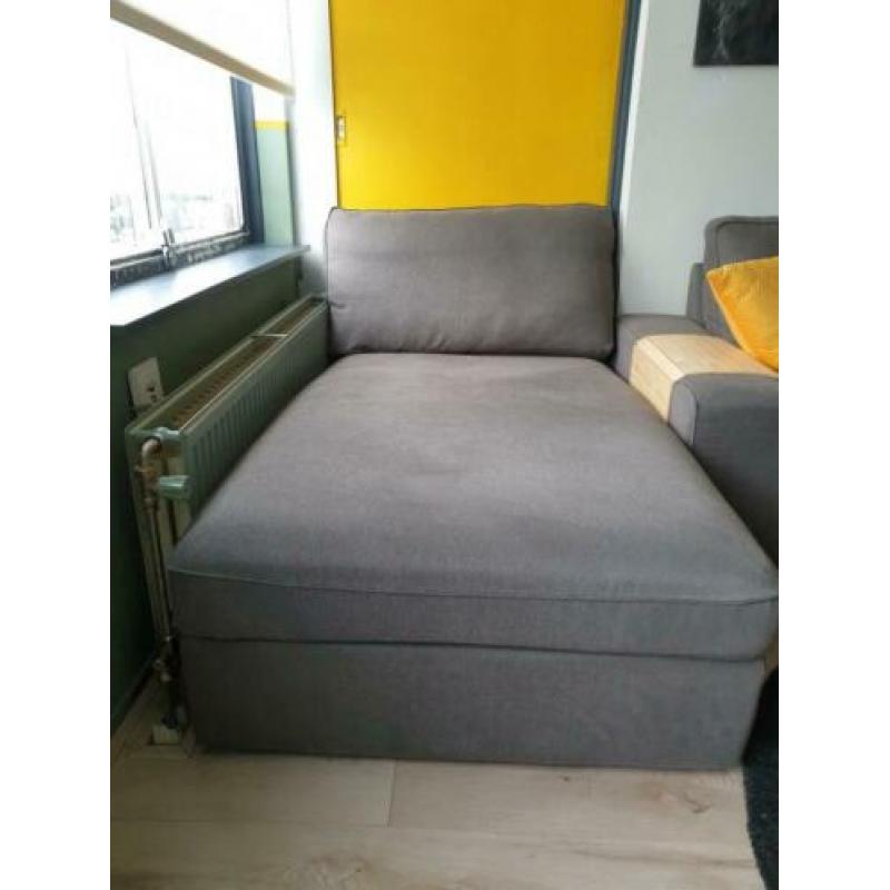 Chaise Longue IKEA Kivik Borred grijs/ groen