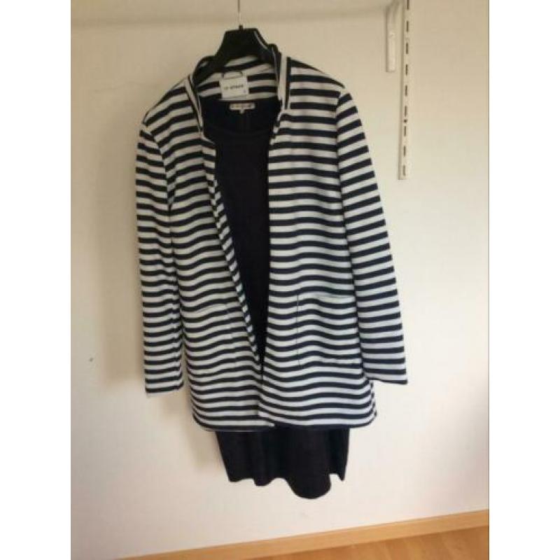 Lange blazer met streep Inshape