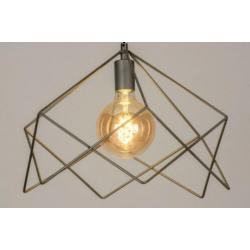 hanglamp 44cm zwart salon tafel eettafel slaapkamer bed lamp