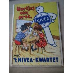 0276) ORIGINEEL NIVEA RECLAME KWARTET design: ARY HALSEMA
