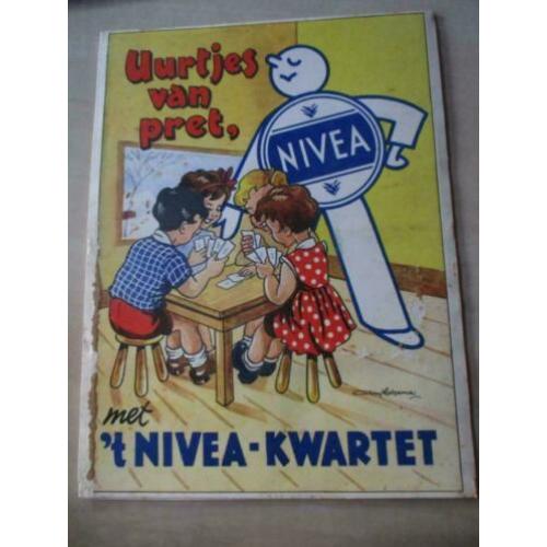 0276) ORIGINEEL NIVEA RECLAME KWARTET design: ARY HALSEMA