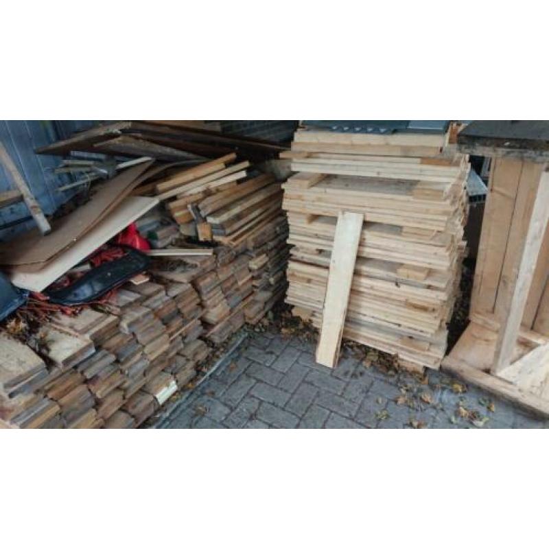 Droog PALLET HOUT PLANKJES