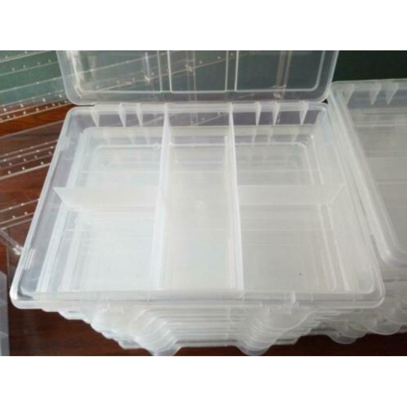 20x opbergdoosje 20 x15 cm + 6x oorbelstandaard