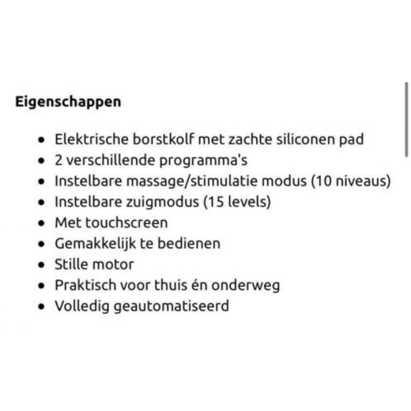 Bijna nieuwe borstkolf Cangaroo!
