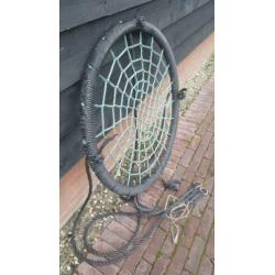 Netschommel schommelschaal met touw en bevestiging