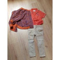 Super mooi skinny broekje tommy hilfiger maat 98, kwaliteit!