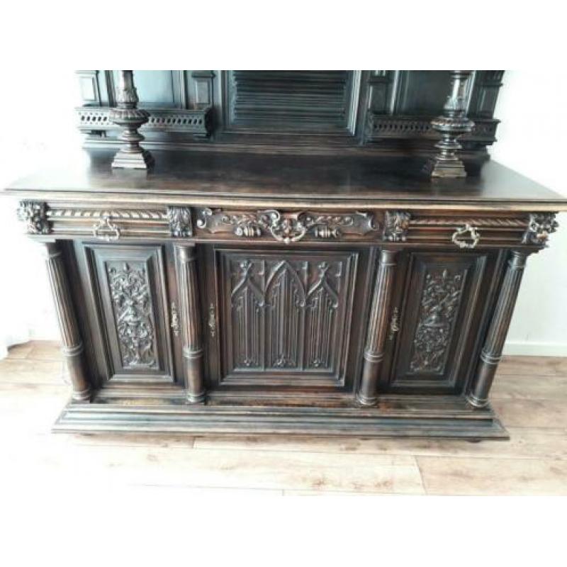 Antieke Franse jachtkast, kast