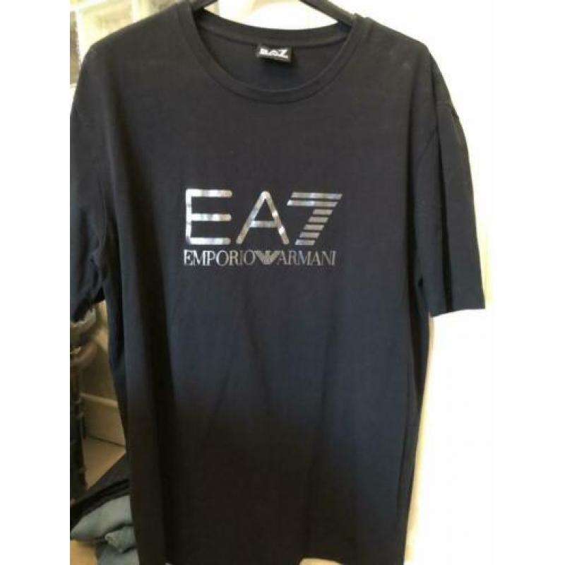 4 x shirt/ polo EA7 izgst. Maat XL
