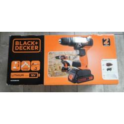 Nieuwe Black en dekker accu-boormachine