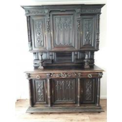 Antieke Franse jachtkast, kast