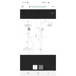 Purismo Essential regendouche set thermostaatkraan