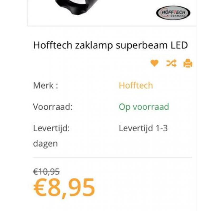 Flaslights diverse