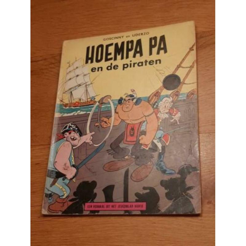 VINTAGE stripalbum HOEMPAPA en de piraten 1962