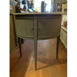 Vintage halkastje, sidetable, wandtafel, hal kastje VdlM