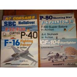 10x Aircraft Squadron Signal Publications.