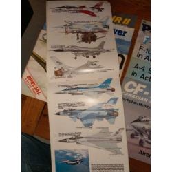 10x Aircraft Squadron Signal Publications.
