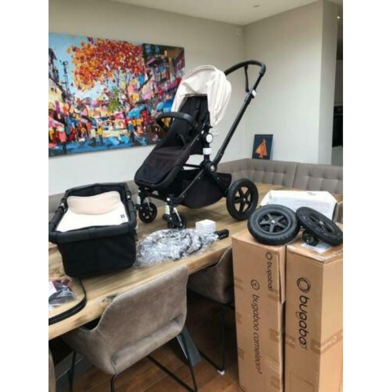 Bugaboo Cameleon3 ALL BLACK / OFF WHITE super netjes
