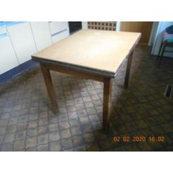 Retro eiken eettafel