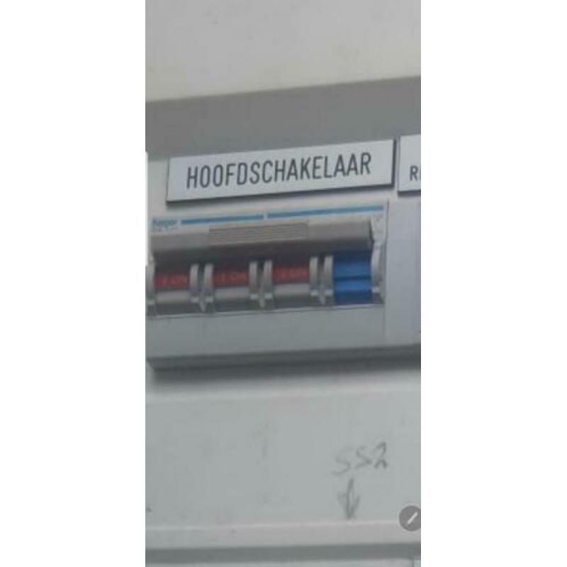 Stroomkastje Hager €75,-Stroomkast Holec €75,-