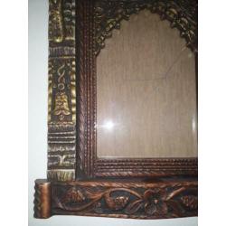 Houten frame uit India (nieuw)