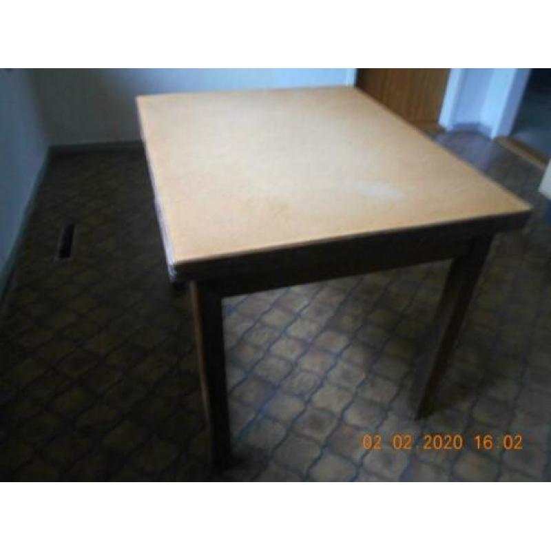 Retro eiken eettafel