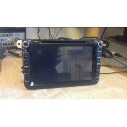 Auto Radio 9 inch Navigatie bluetooth pasvorm VW Seat Skoda
